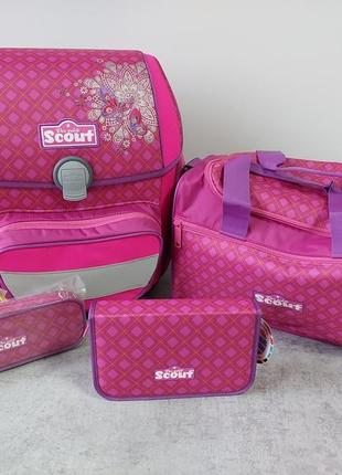Школьный рюкзак scout с наполнением всего необходимого для школы. оригинал из нижочки3 фото