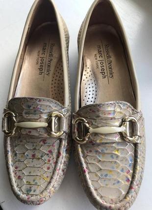 Мокасины туфельки russell&bromley usa шикарные кожа max mara cos стиль комфорт качество