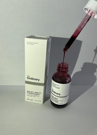 The ordinary - aha 30% + bha 2% peeling solution - кислотный пилинг для лица - 30ml4 фото