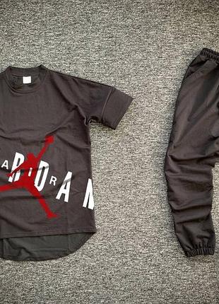 Мужской спортивный трикотажный костюм чоловічий спортивний комлект оверсайз jordan