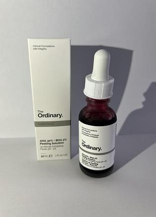 The ordinary - кислотный пилинг для лица - aha 30% + bha 2% peeling solution3 фото