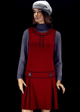 Новое (сток) бордовое платье "george". размер uk14/eur42.
