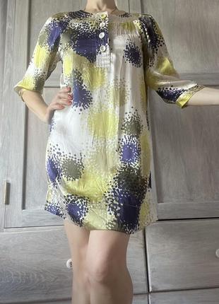 Шовкове плаття шовк шовкова туніка 100% шовк