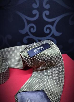 Краватка hugo boss, silk, handmade, italy4 фото