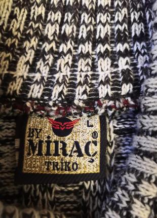 Тёплый свитер mirac triko, made in turkive, размер л5 фото