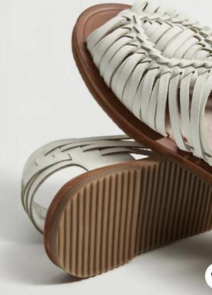 Кожаные сандалии босоножки туфли mango3 фото