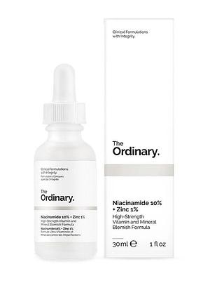 The ordinary - niacinamide 10% + zinc 1% - сыворотка с ниацинамидом и цинком - 30ml