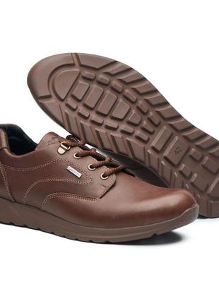 Чоловічі туфлі ecco із натуральної шкіри, мужские кожаные туфли, кроссовки6 фото