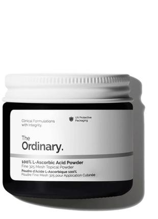 The ordinary - 100% l-ascorbic acid powder - витамин с в порошке - 20g2 фото