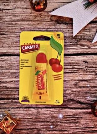 Бальзам для губ carmex в тюбике вишня 10 г1 фото