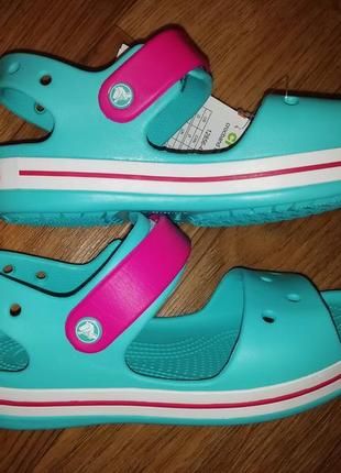 Босоніжки, сандалі крокс crocs bayaband crocband. оригінал. розмір c12-j3