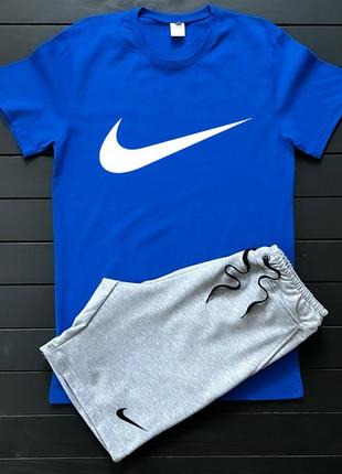 Спортивний комплект nike | футболка + шорти