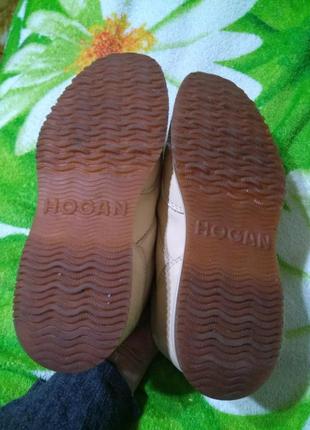 Кроссовки hogan athletic, кожаные4 фото