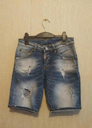 Оригинальные джинсовые шорты dsquared размер 42
