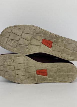 Замшеві туфлі clark’s originals wallabee 16050 оригінал бордові розмір 44.56 фото