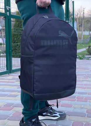 Чорний рюкзак puma6 фото