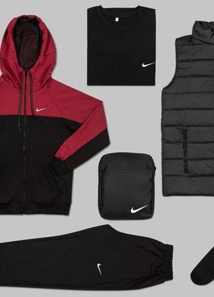 7в1 чоловічий спортивний костюм комплект мужской спортивный костюм nike