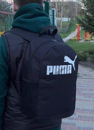 Черный рюкзак puma6 фото