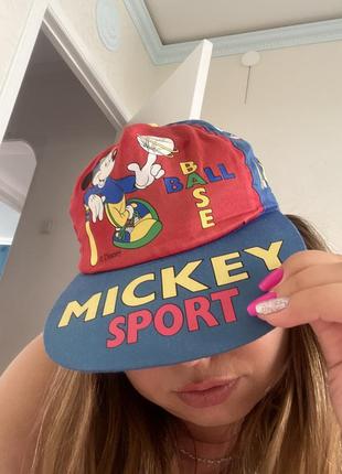 Коллекционный snapback кепка disney mickey vintag 90 лет1 фото