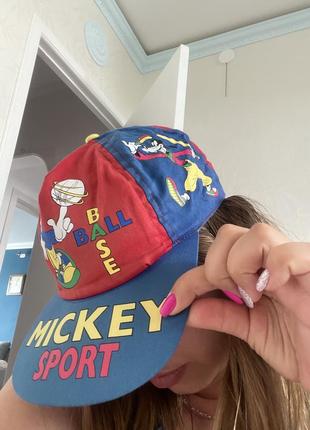 Коллекционный snapback кепка disney mickey vintag 90 лет2 фото