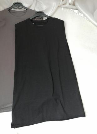 Сукня футболка з підплічниками