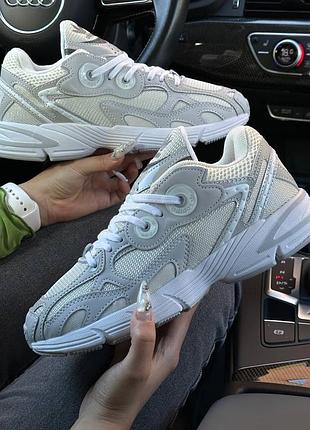 Жіночі кросівки adidas astir gray milk white женские кроссовки адидас астир серые9 фото