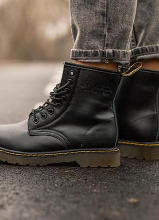 Теплые зимние ботинки dr.martens с мехом /осень/зима/весна😍