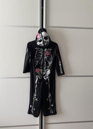 Скелет на 3-4 года хеллоуин