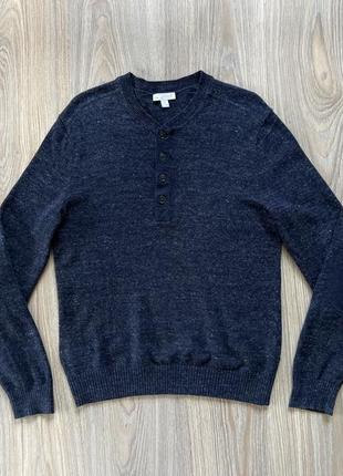 Чоловічий класичний светр із ґудзиками gap1 фото