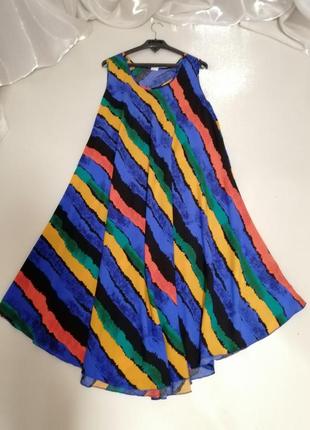 Сарафан міді 100% натуральна тканина штапель