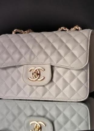 Chanel 2.55 white1 фото