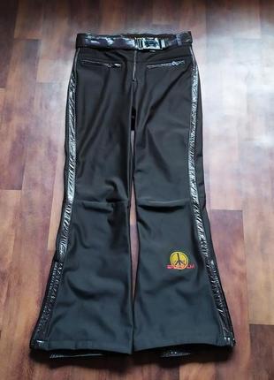 Гірськолижні штани sportalm kitzbuhel runway soft shell hose braun 46 alpine angel