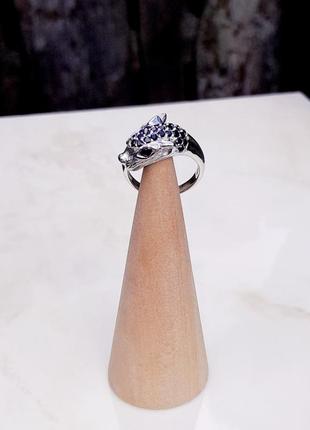 Серебряное кольцо с натуральными шпинелями6 фото