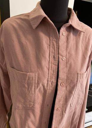 Рубашка,сорочка,рожева рубашка,вельветова рубашка3 фото