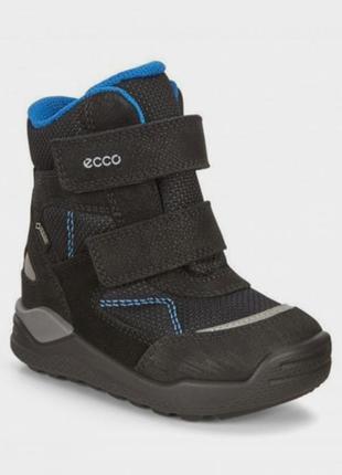 Ботинки зимние ecco urban mini 75475151052 gore-tex размеры 20,22 оригинал2 фото