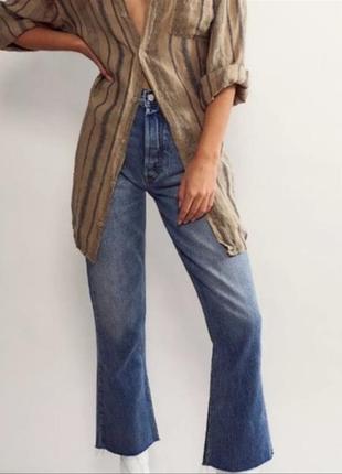 Женские укороченные широкие джинсы boyish the darcy jeans размер 29