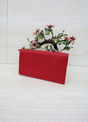 Красный кошелек handmade "monica"2 фото