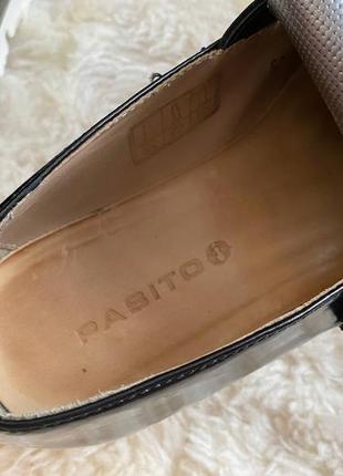 Pasito шкіряні туфлі, лофери, італія, 38 р9 фото