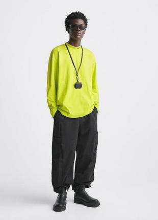 Zara кофта неонового кольору s-m