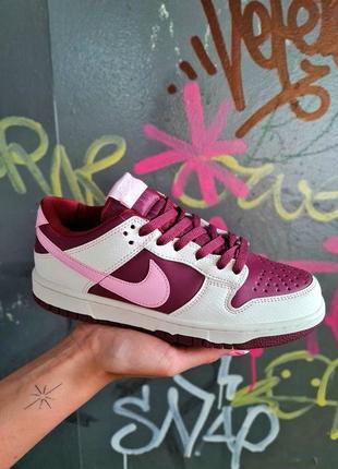 Кроссовки nike sb dunk low retro prm valentine's day