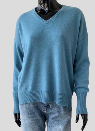 Кашемировый джемпер пуловер свитер mark adam оверсайз свободного кроя 100% кашемир4 фото