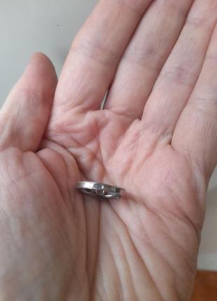 Кольцо серебро размер 16,52 фото