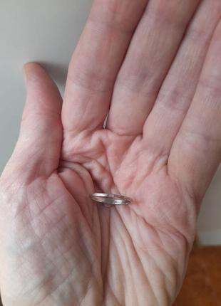 Кольцо с фианитом серебро размер 16,52 фото