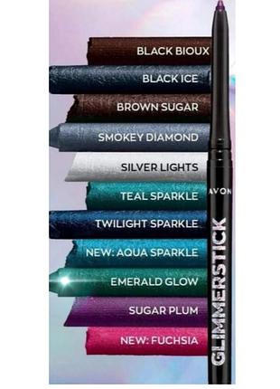 Мерцающий карандаш для глаз emerald glow ( изумрудное сияние)