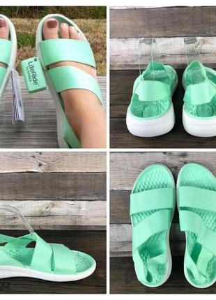 Crocs literide stretch sandal сандалии женские крокс w7.