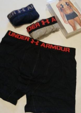 Трусы мужские боксеры  under armour 3 шт m