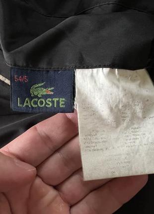 Мужская винтажная двухсторонняя куртка пуховик lacoste6 фото
