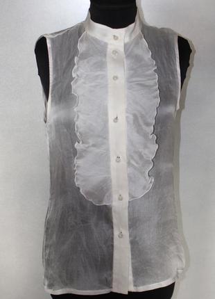 Прозора блузка з натурального шовку antonio pernas