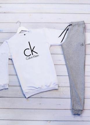 Свитшот + брюки. осенний, спортивный костюм calvin klein