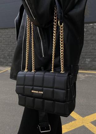 Мягкая женская сумочка на цепочке michael kors9 фото